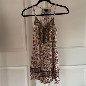floral mini shift dress